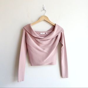 A.L.C. Blush Pink Cropped Sweater